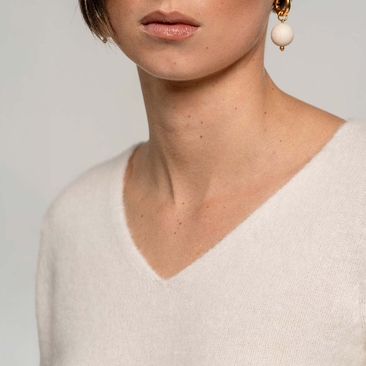 Senora jumper, natural white