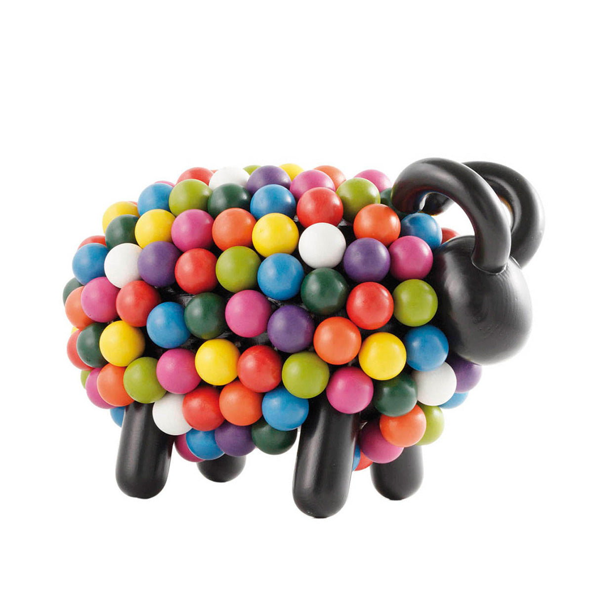 Pässi figurine, black and colourful