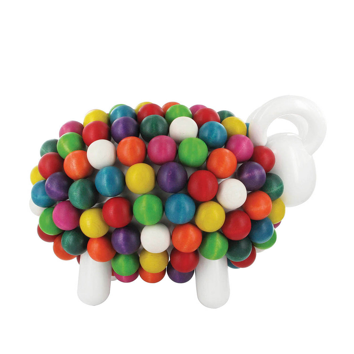 Pässi figurine, white and colourful
