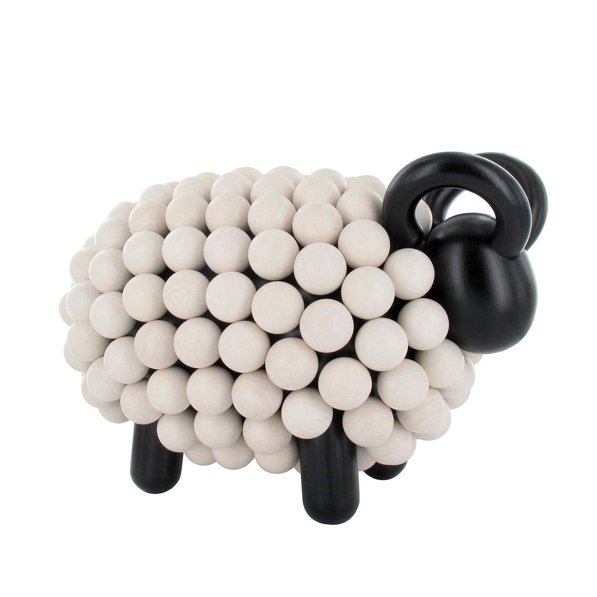 Pässi figurine, black and white