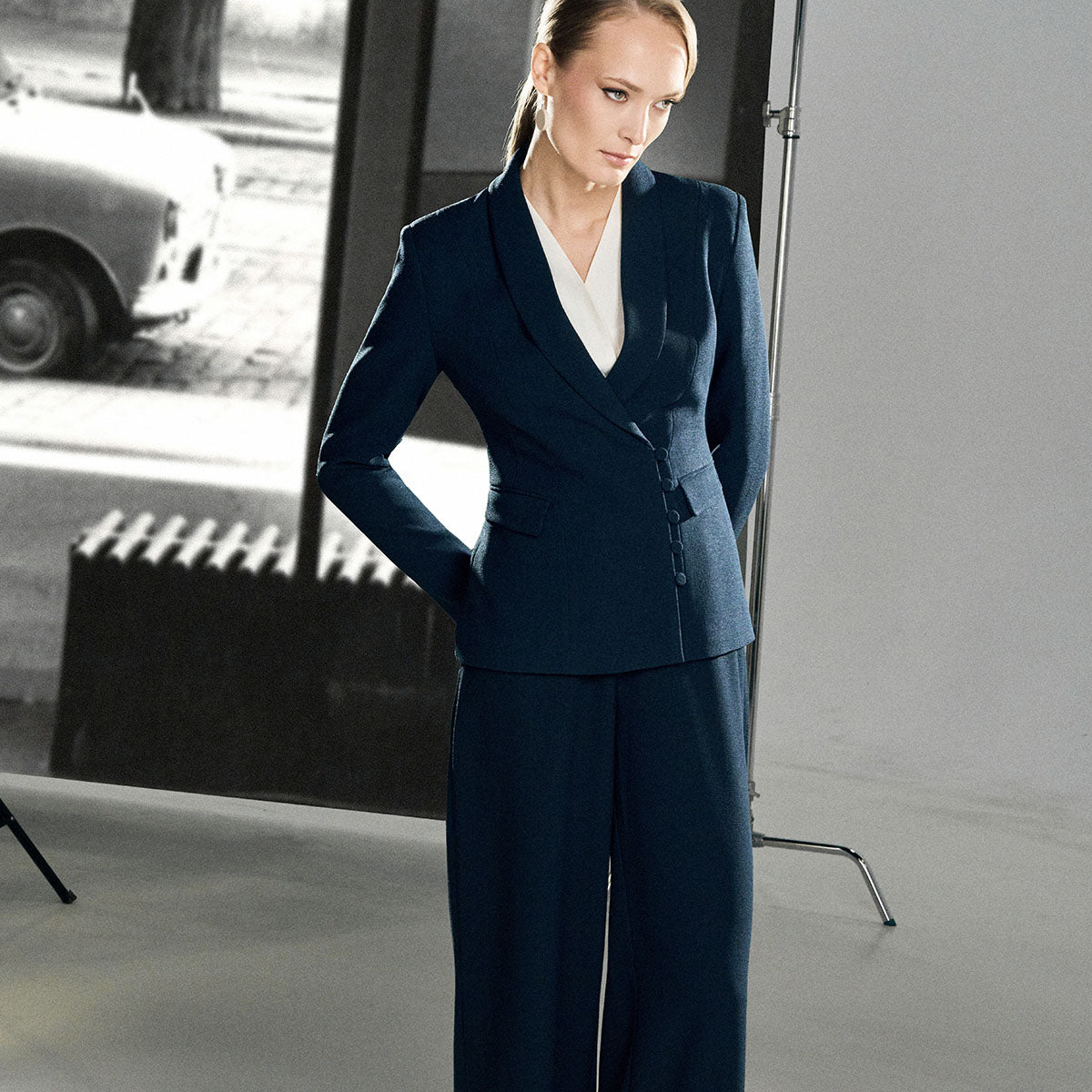 Dakota blazer, Sire, dark blue