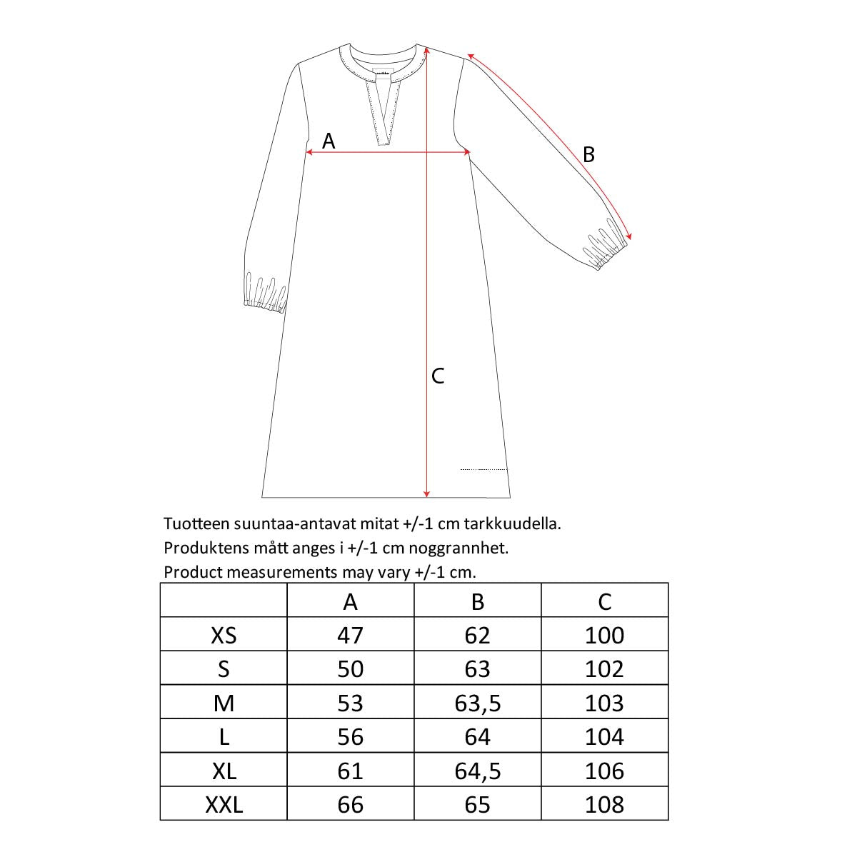 Nadja dress, Kaskadi, brown