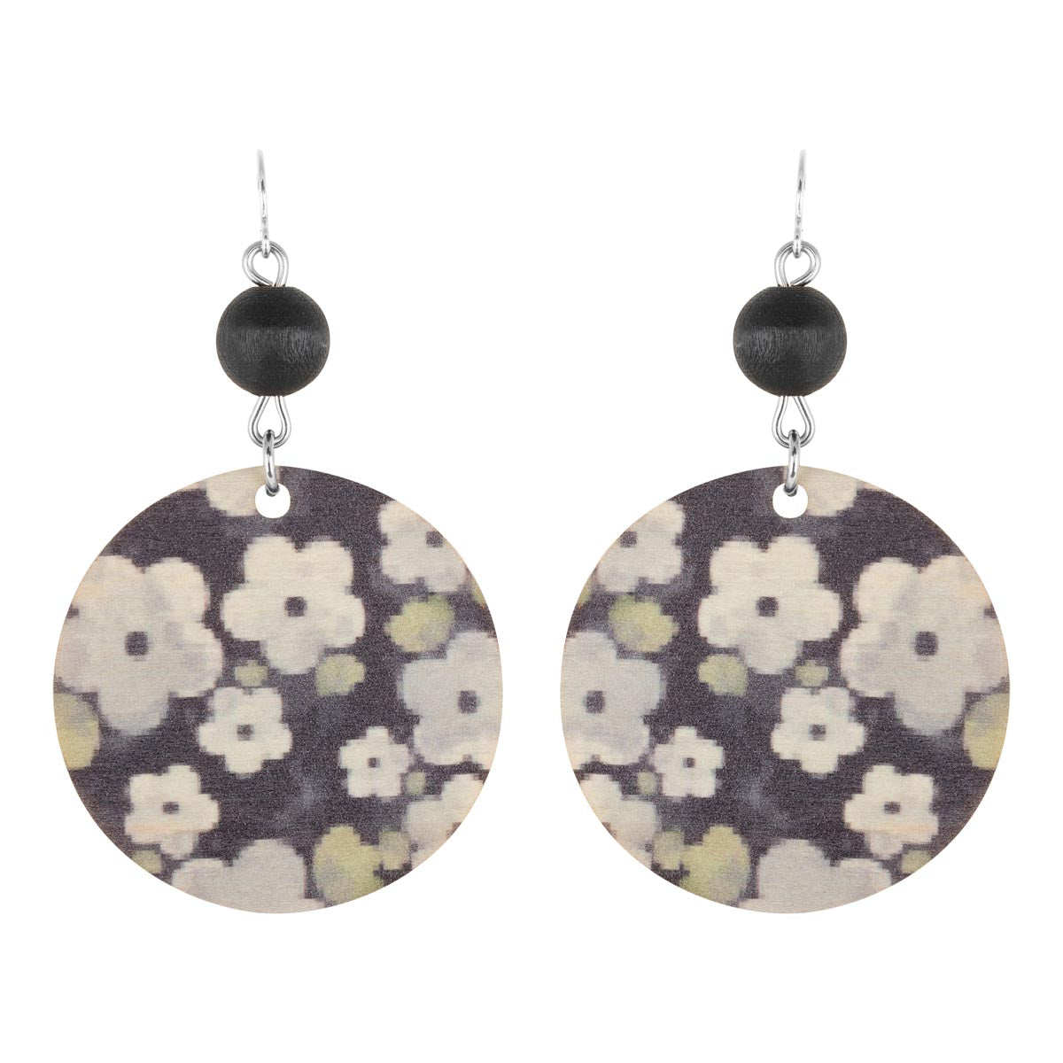 Karoliina earrings, dark blue