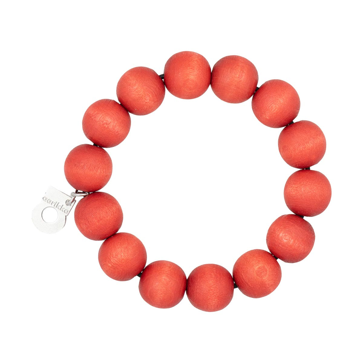 Pohjola bracelet, dusty red