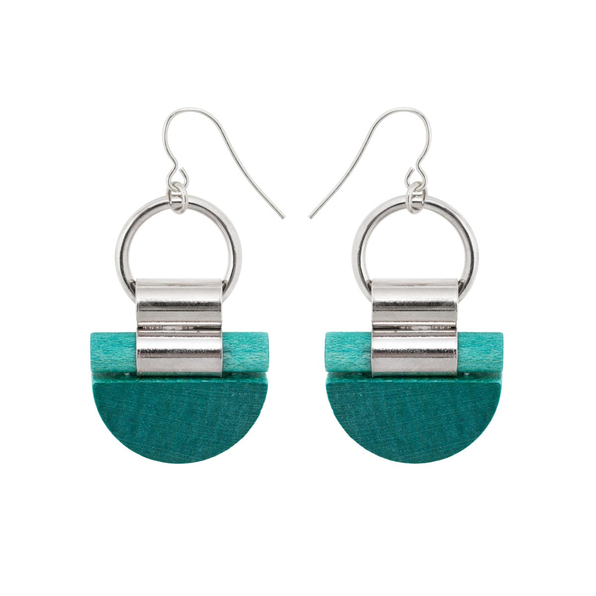 Kelohonka earrings, aqua green