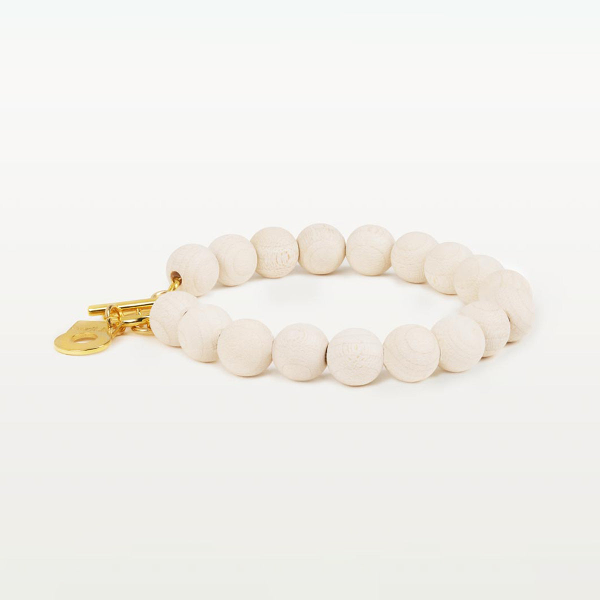 Valma bracelet, ecru and gold