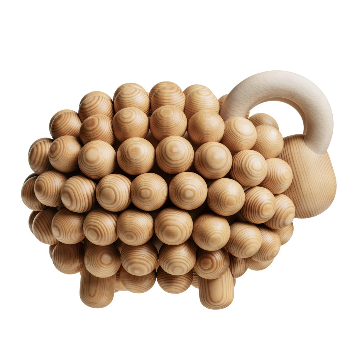 Juhlapässi sculpture, varnished wood