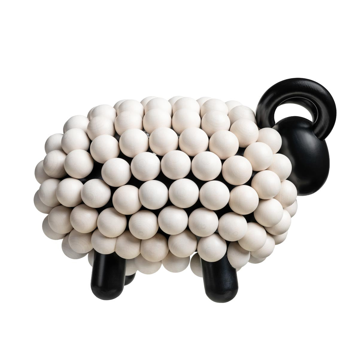 Pässi figurine, black and white