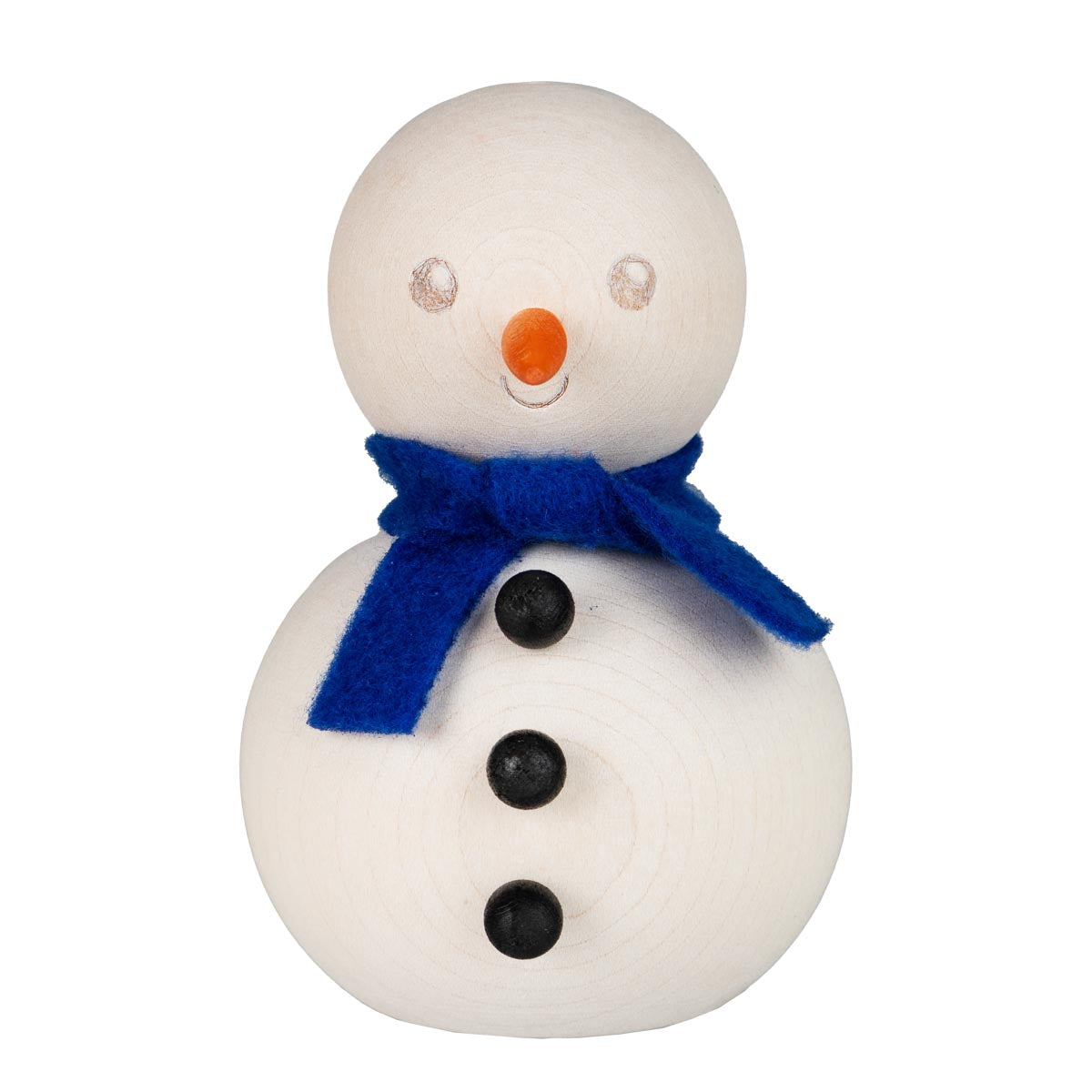 Snowman decoration, 21 cm, ecru