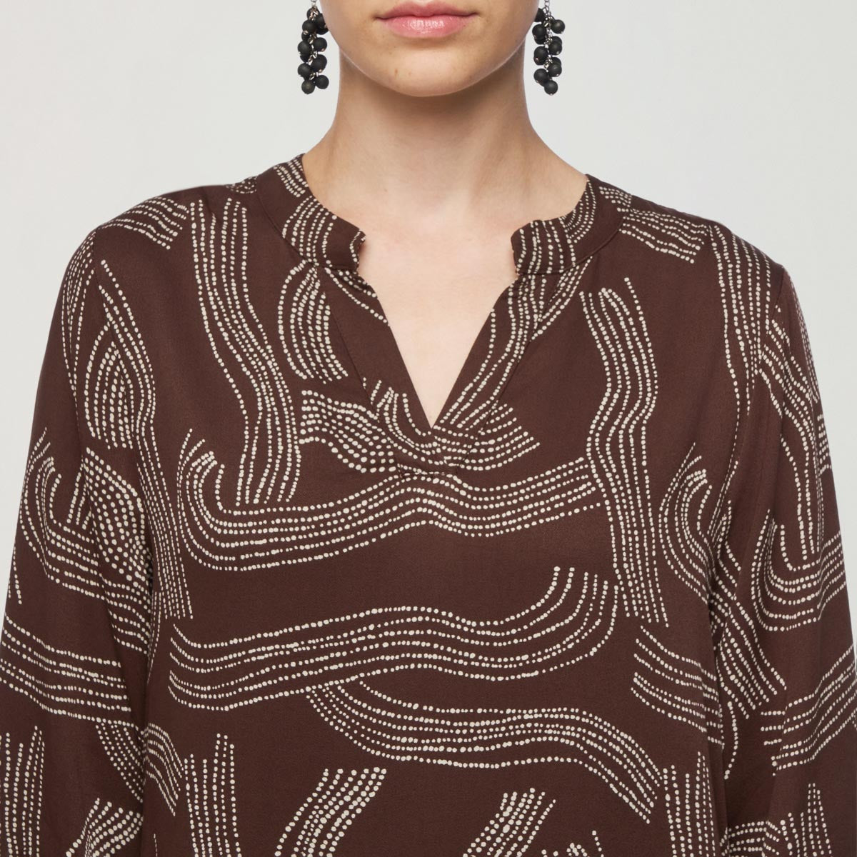 Nadja dress, Kaskadi, brown
