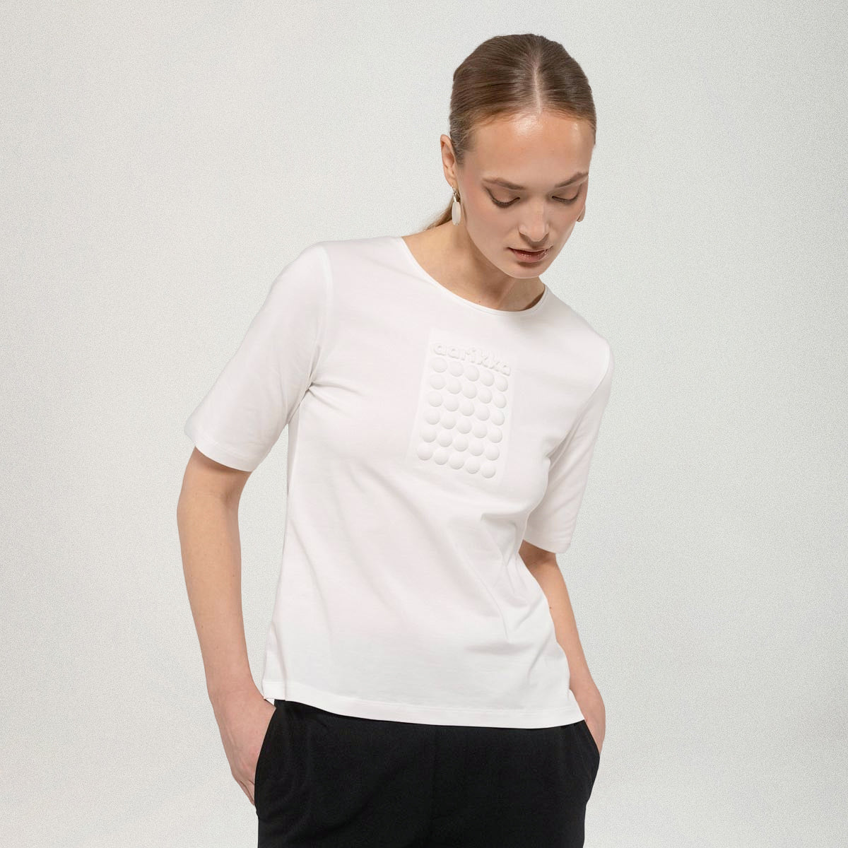 Kiki t-shirt, Pop, natural white