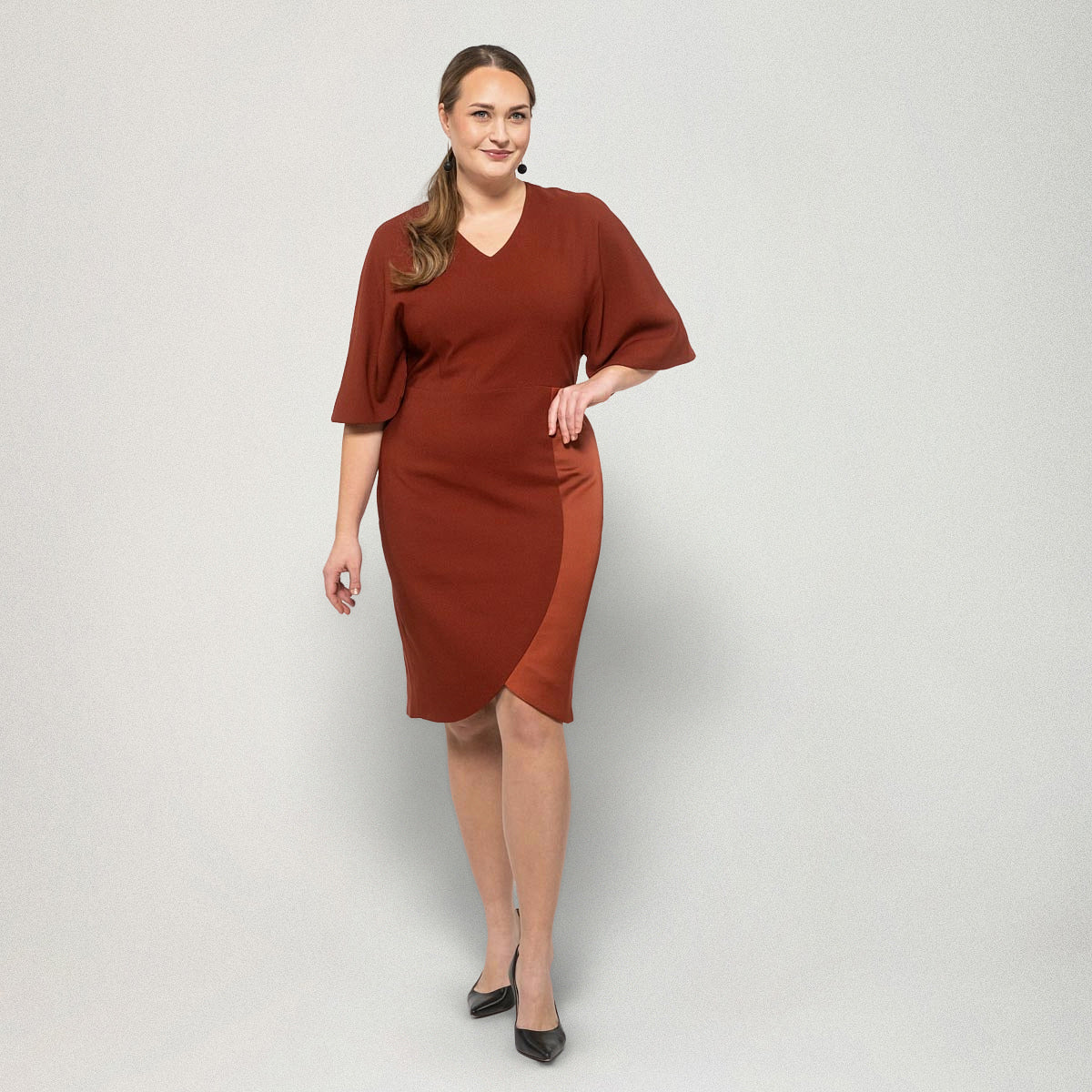 Saime dress, Utu, dark copper