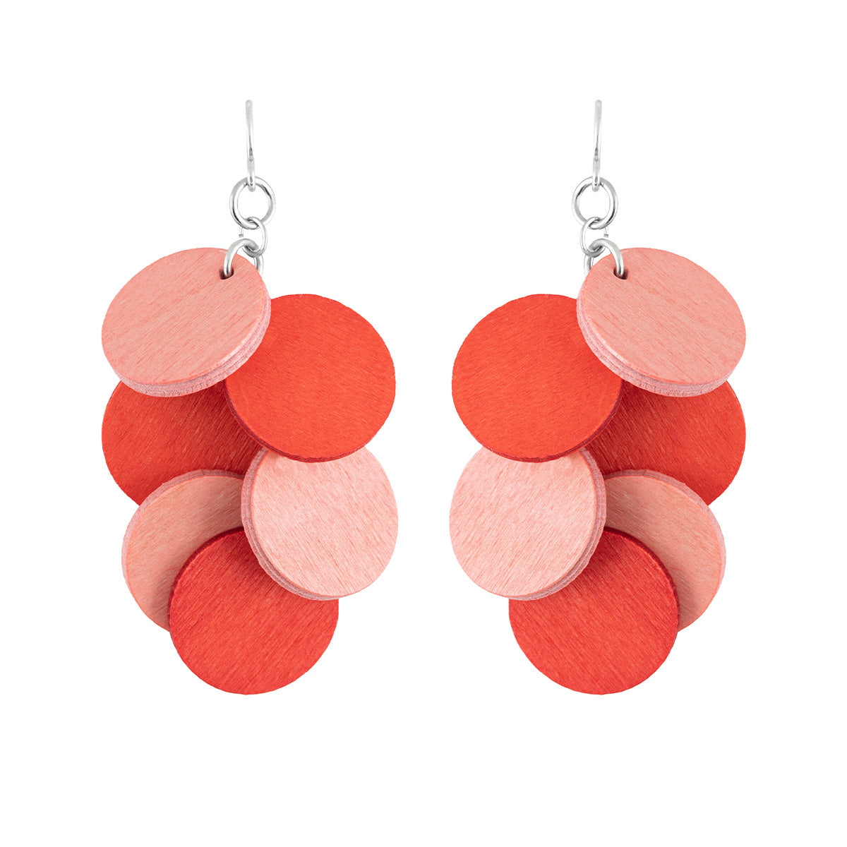 Juolukka earrings, red