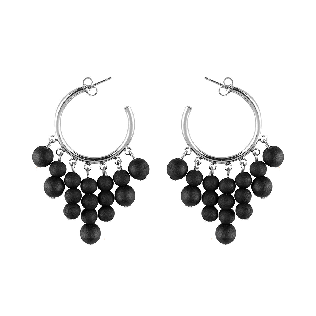 Gisella earrings, black