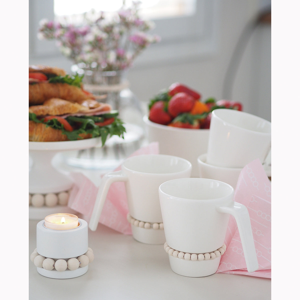 Nuppu mug, white