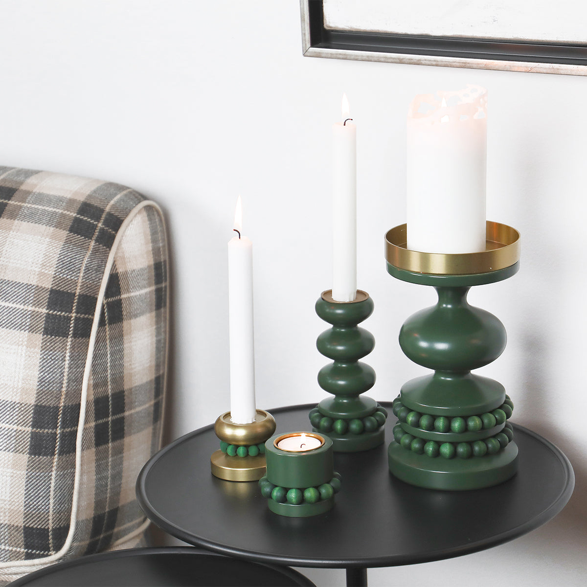 Miniprinssi candleholder, gold