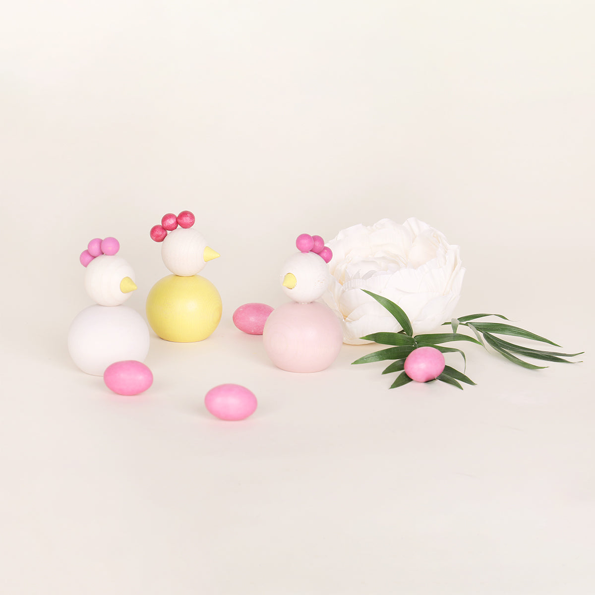 Kananen table decoration, yellow