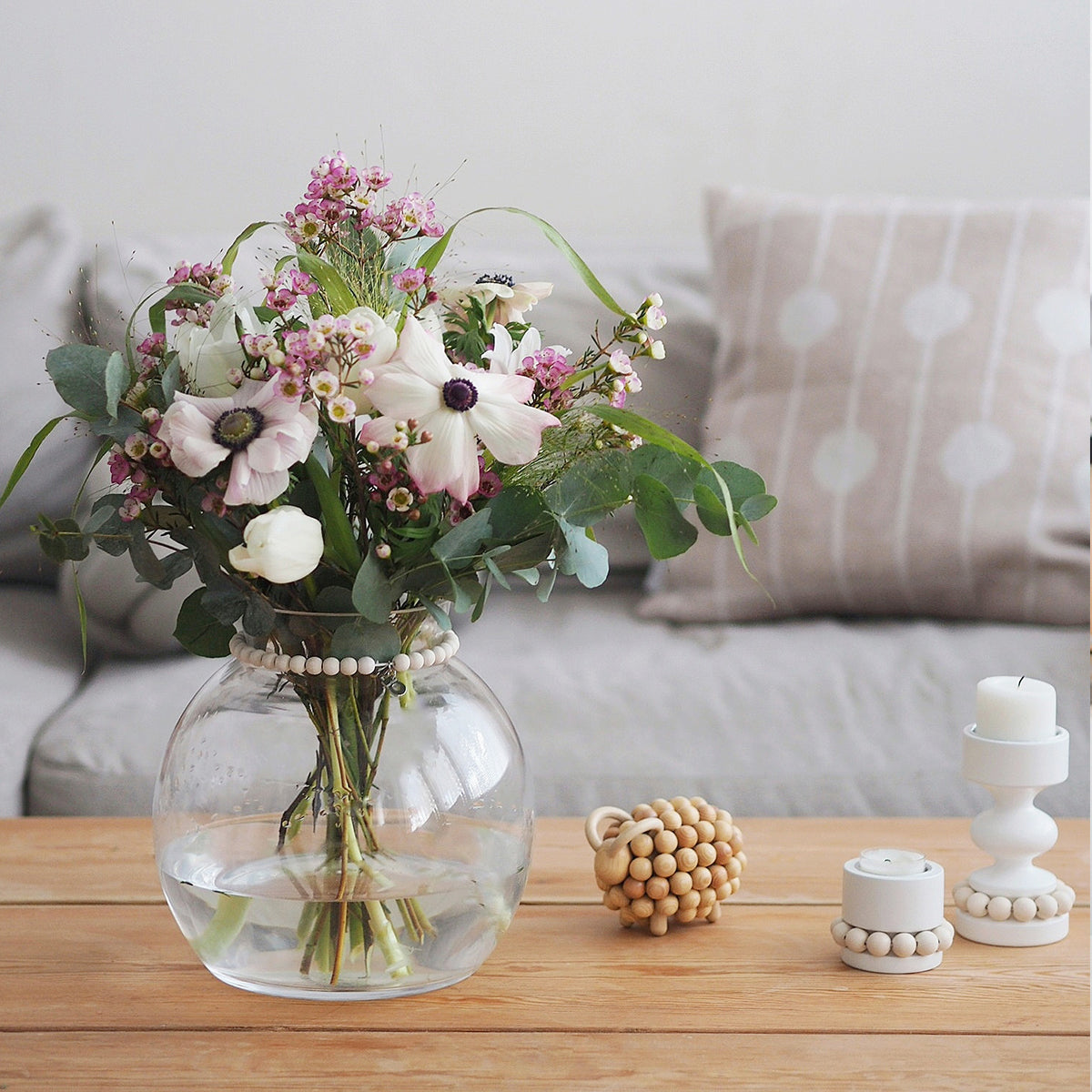Kupla glass vase, clear, 22 cm
