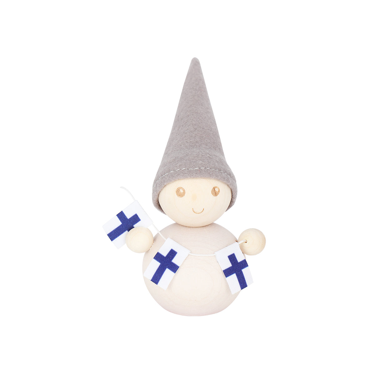 Frost elf Finnish flags, 11 cm