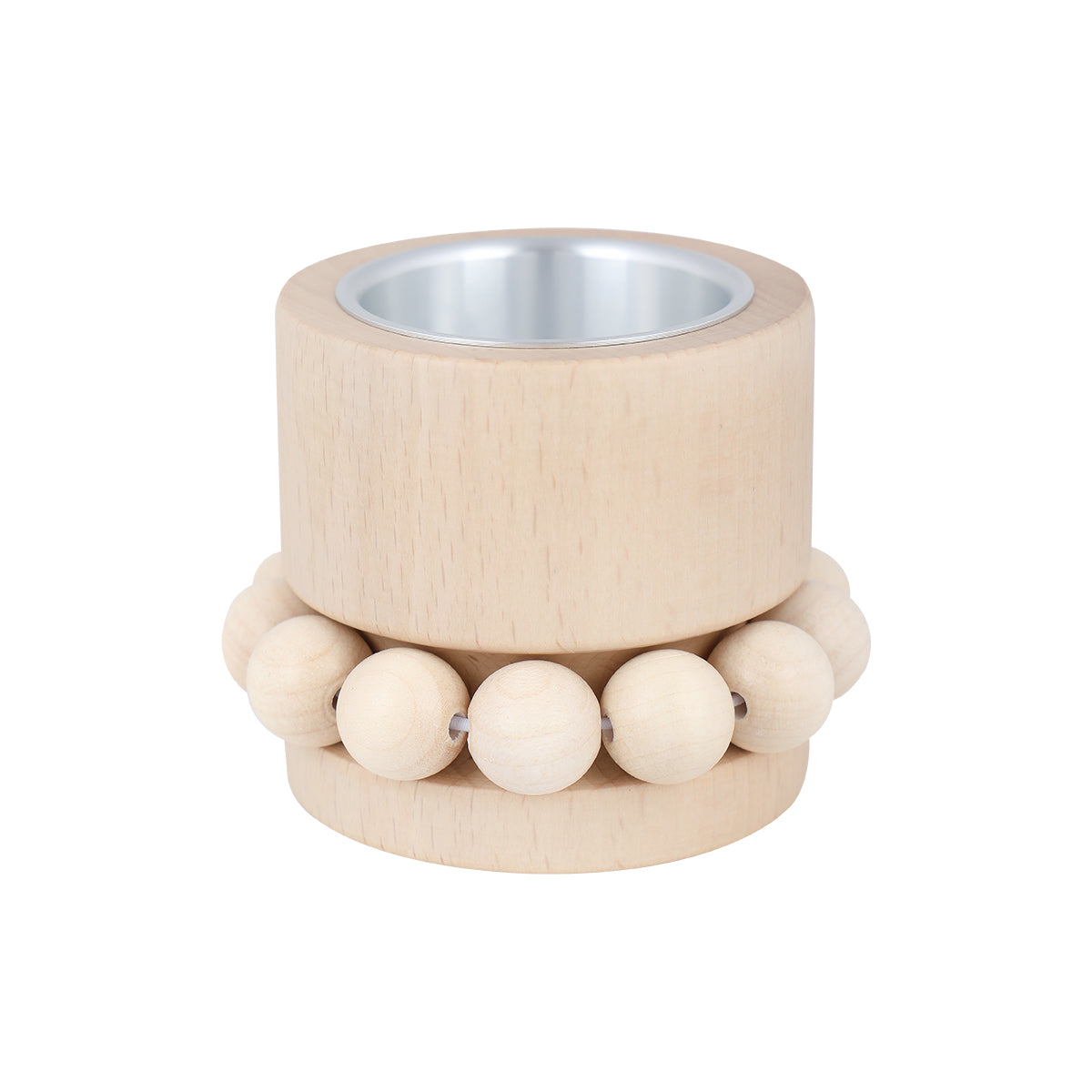 Prinsessa candleholder, varnished wood