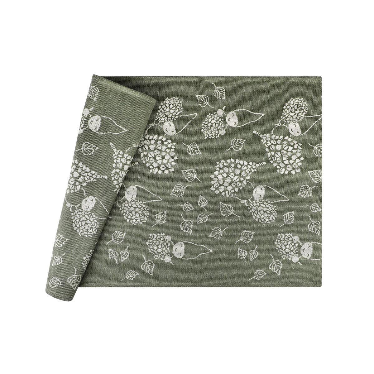Elf bench towel, green