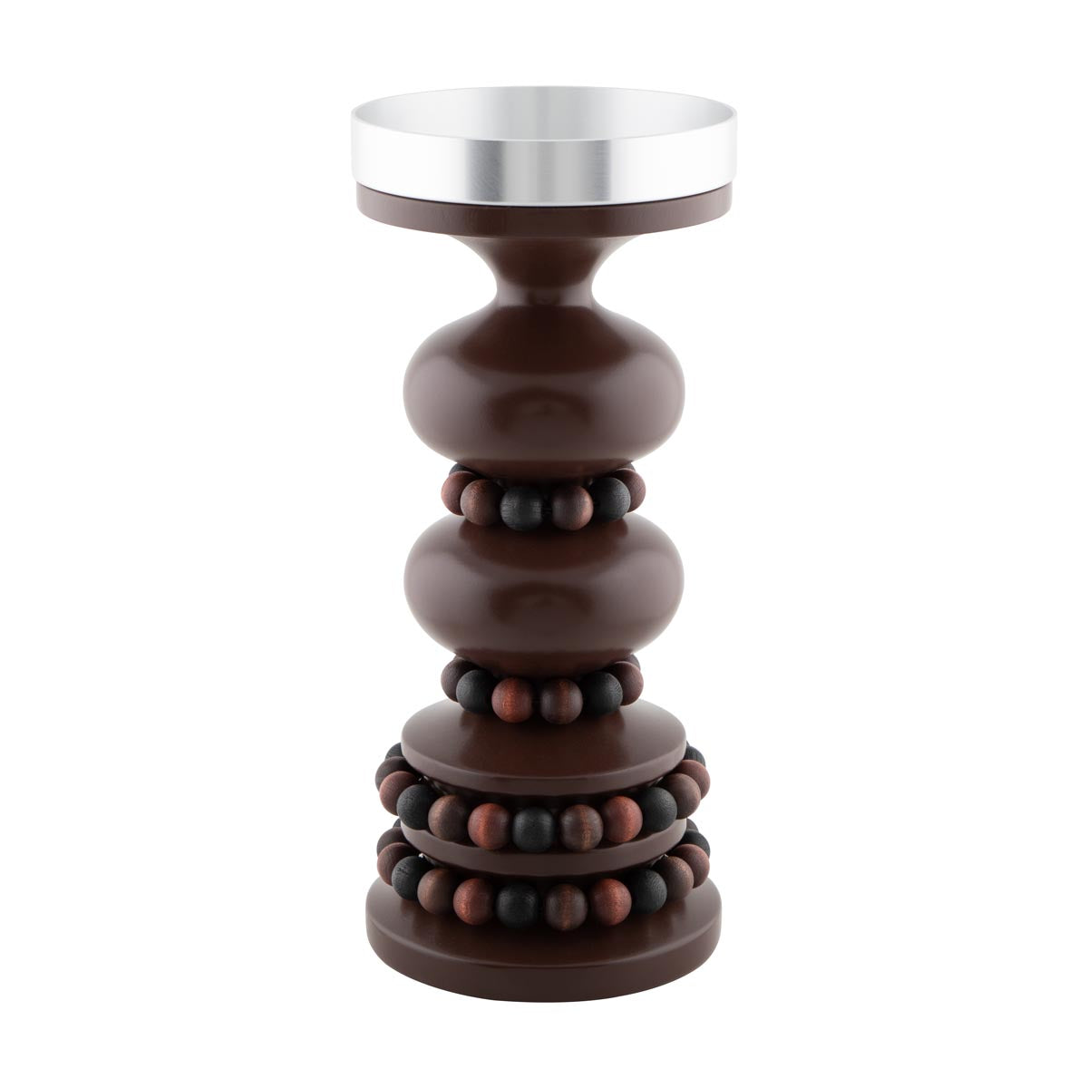 Tsaaritar candleholder, dark brown