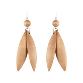 Jalava earrings, light brown
