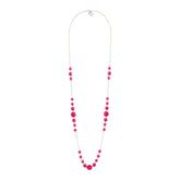 Irene necklace, fuchsia