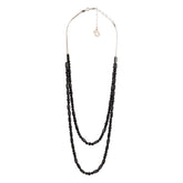 Vilma necklace, black