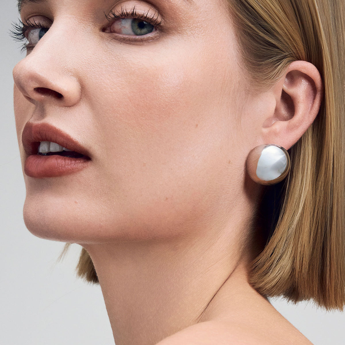 Dolomiitti earrings, silver