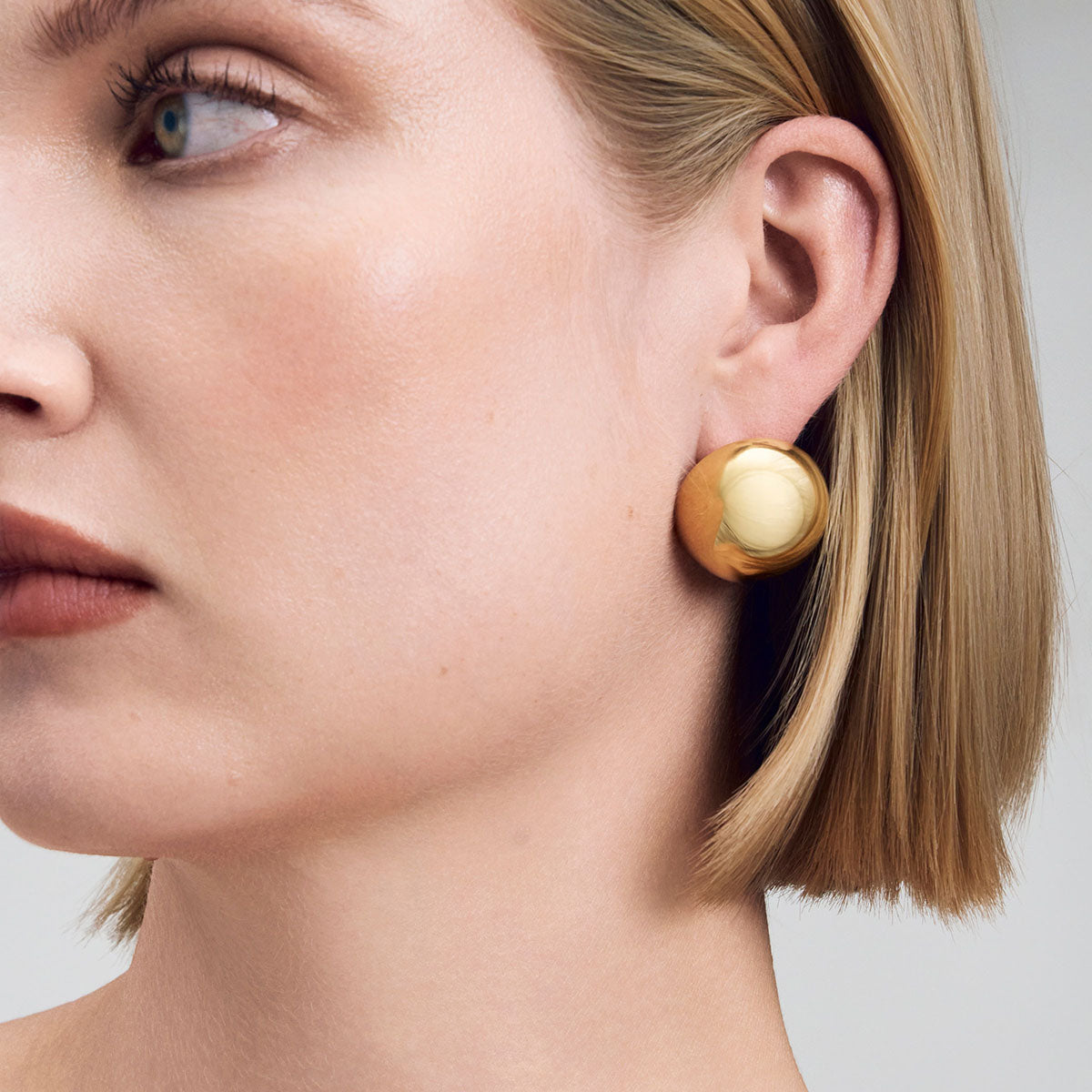 Dolomiitti earrings, gold