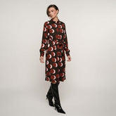 Mandy shirt dress, Luminos, dark brown
