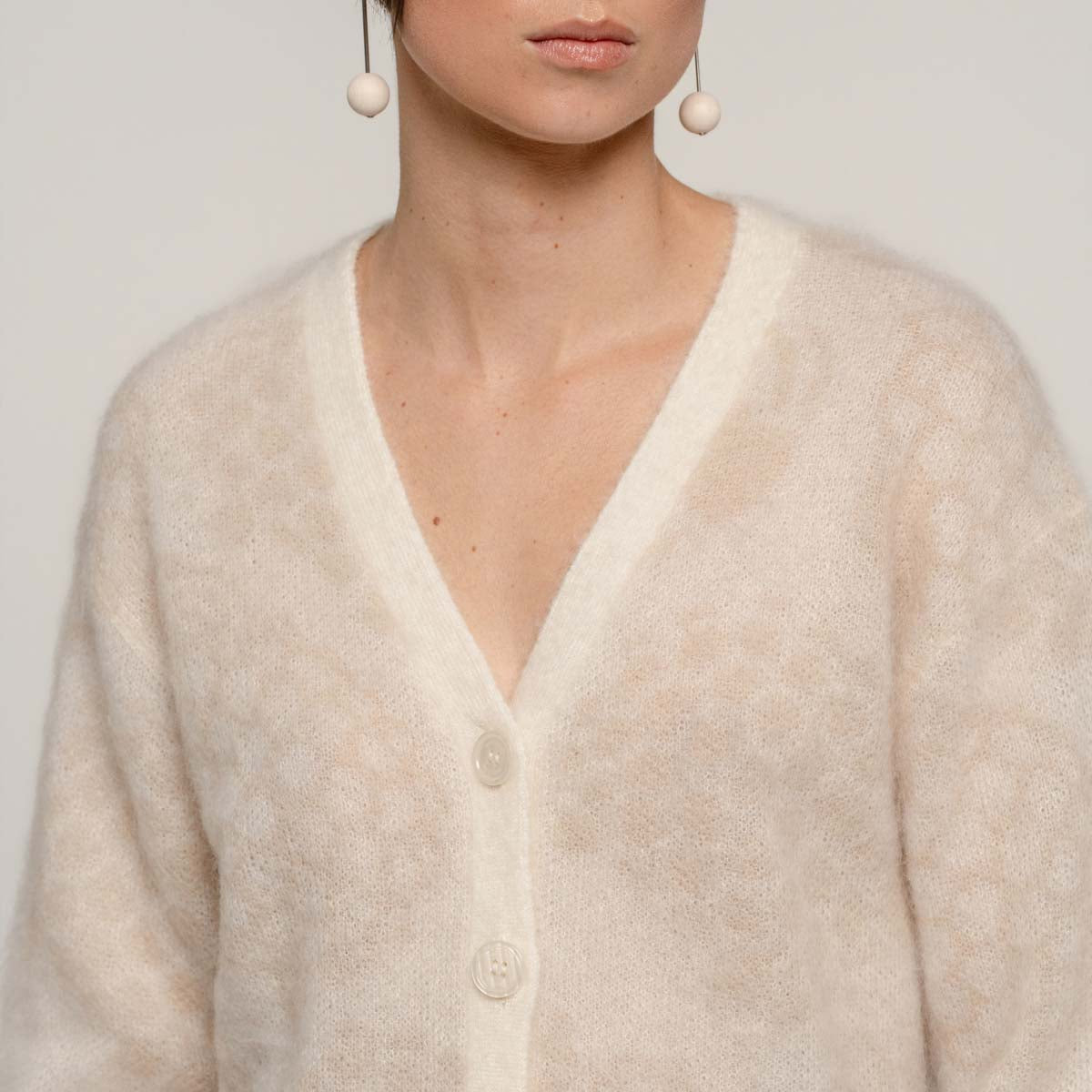 Iiris cardigan, Pässi, natural white