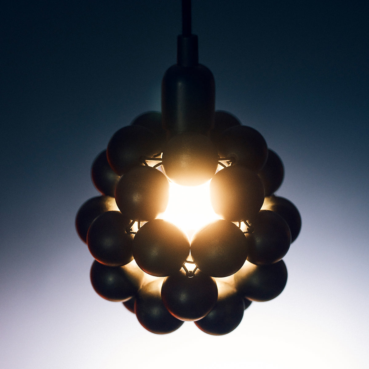 Valopallo ceiling lamp, black