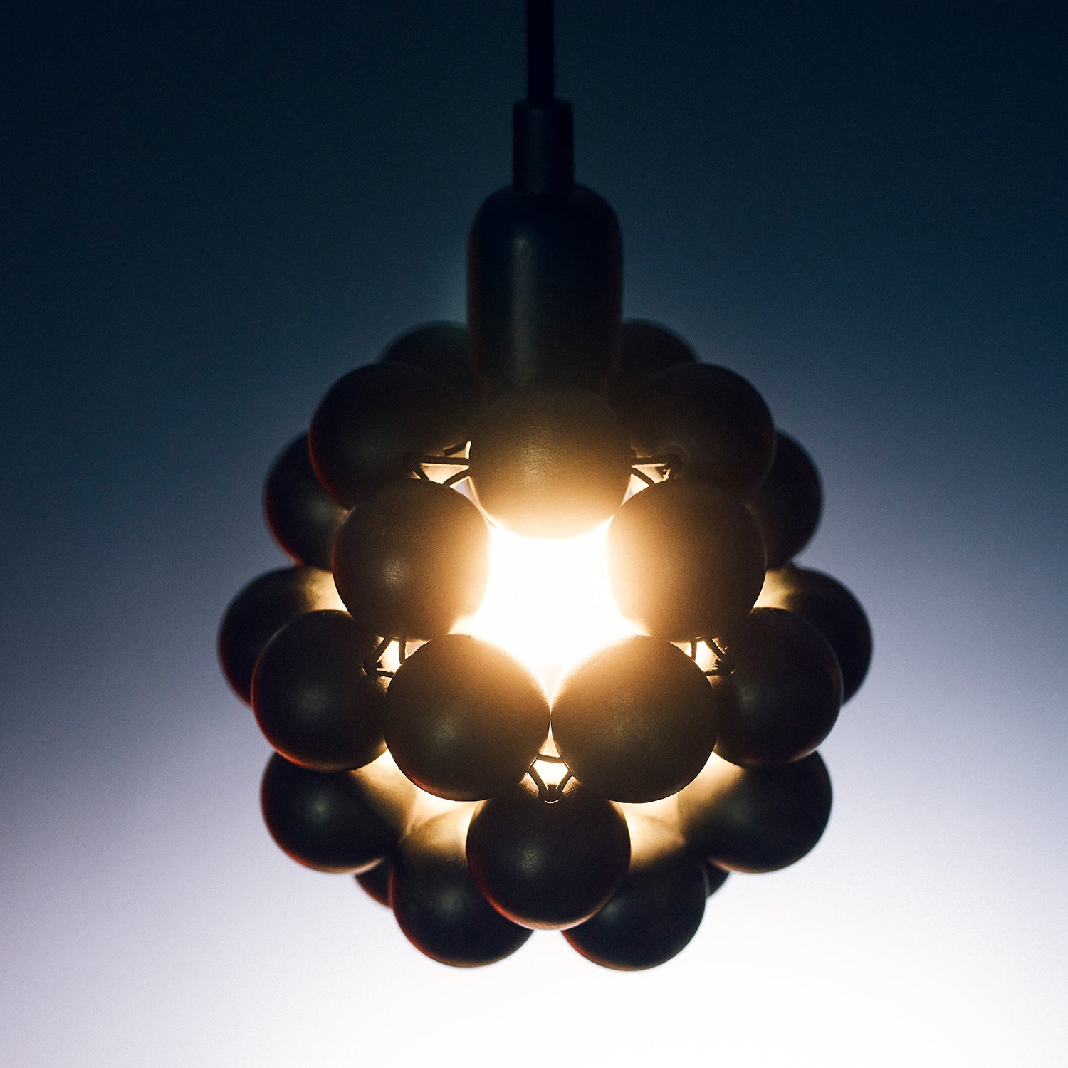 Valopallo ceiling lamp, black