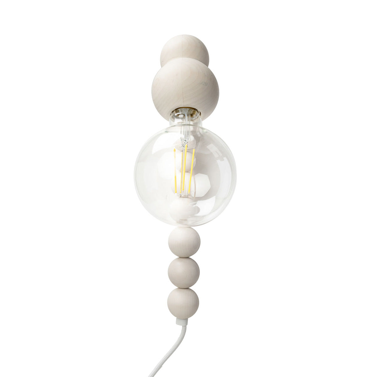 Dango wall lamp, ecru
