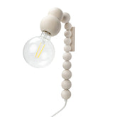Dango wall lamp, ecru