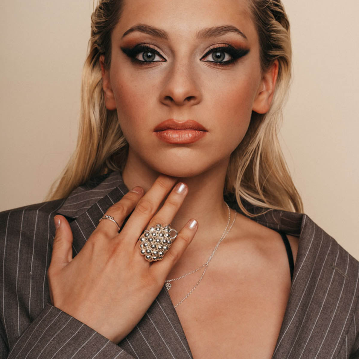 Yllätys ring, 3 beads