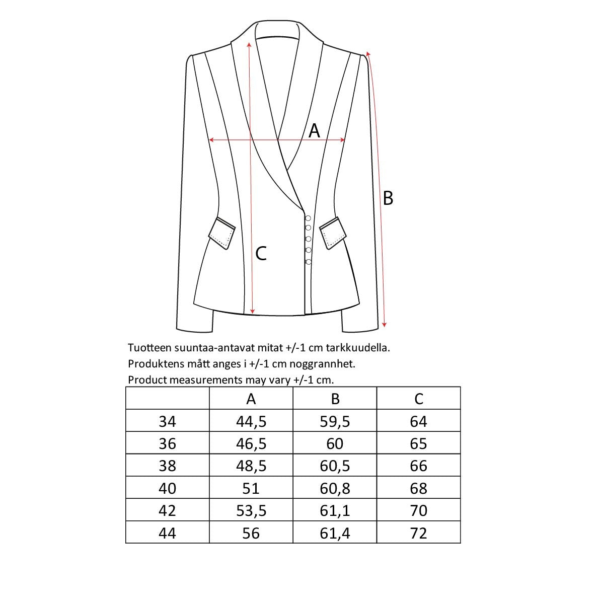 Dakota blazer, Sire, cream