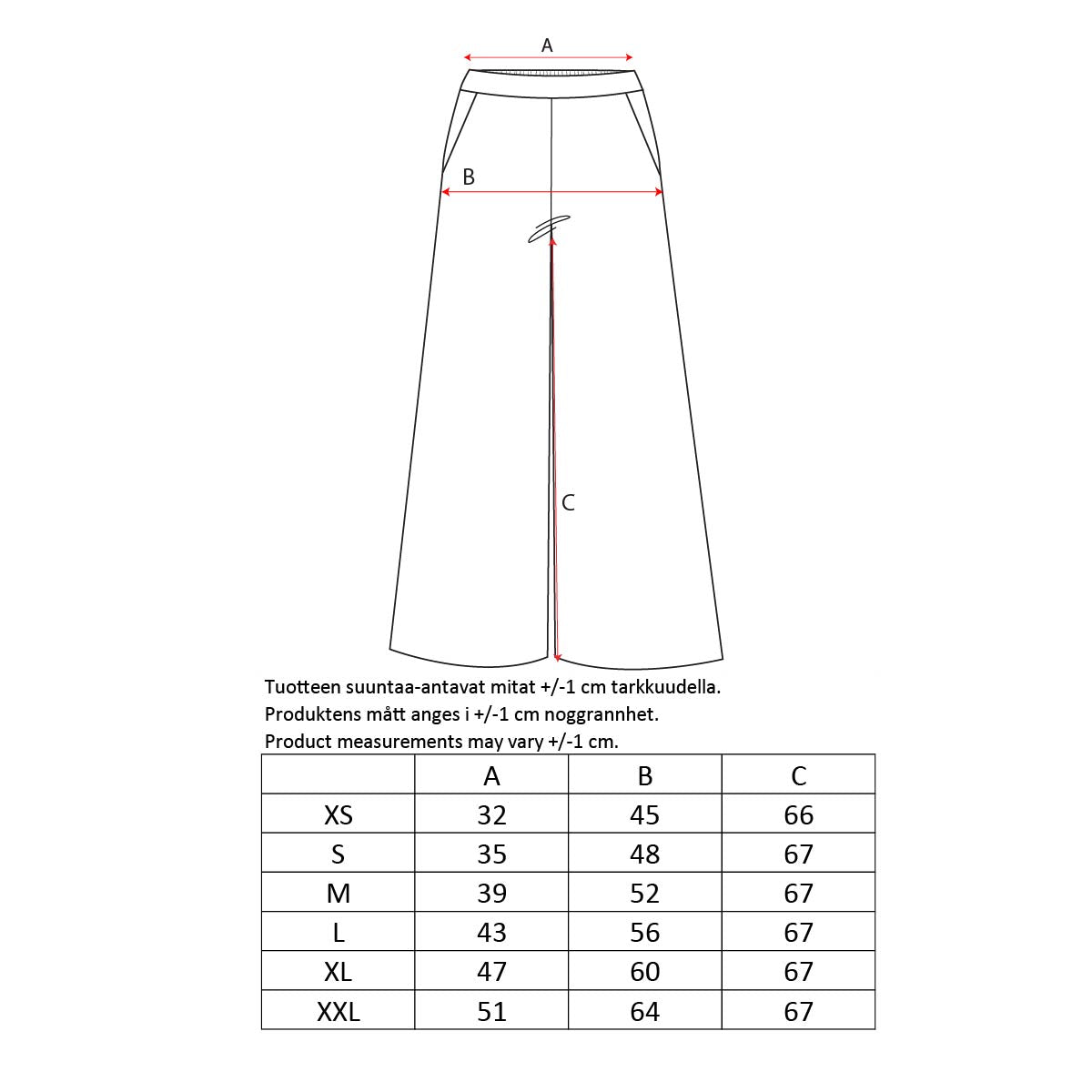 Edvina trousers, satin, dark red