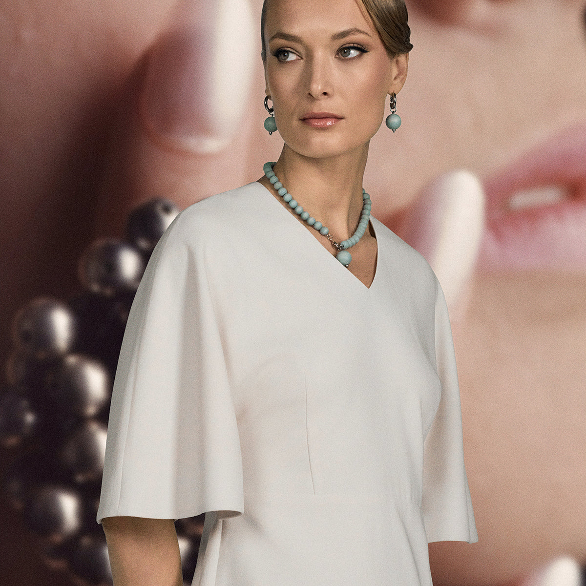 Saime dress, Utu, cream