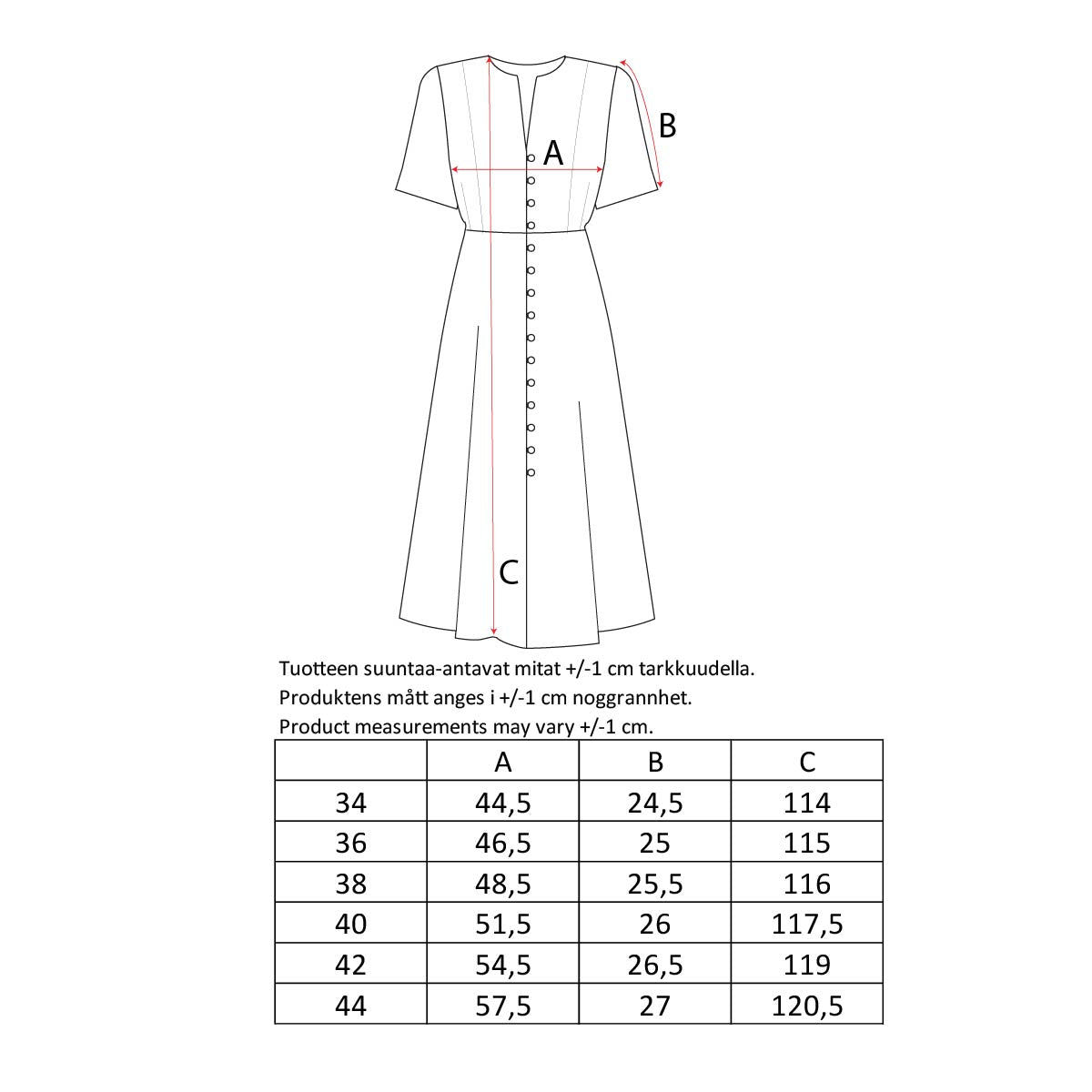 Rianna dress, Sire, cream