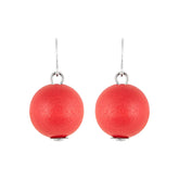 Karpalo earrings, red