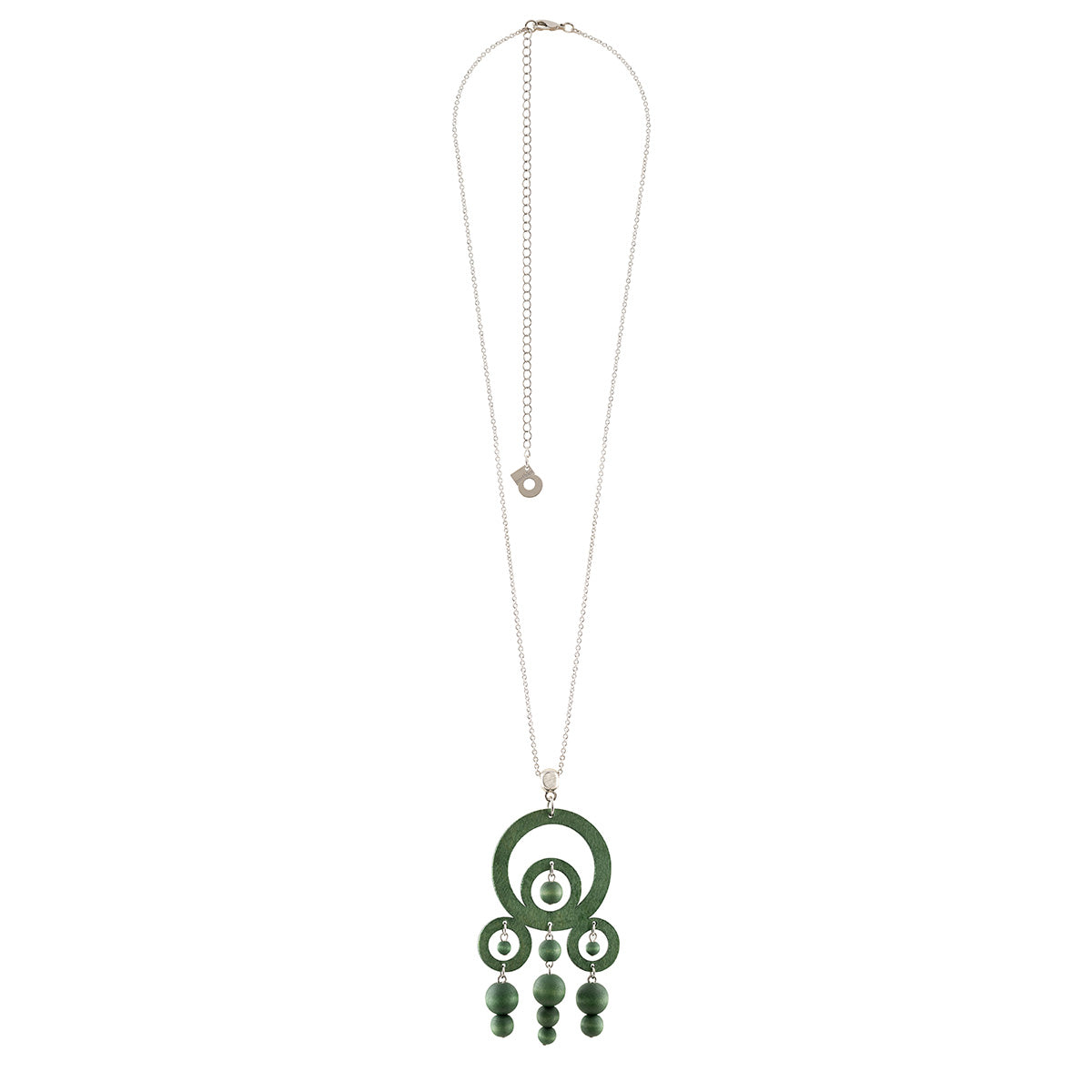 Karambola pendant, green