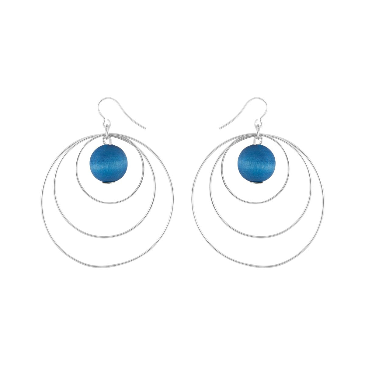 Piruetti earrings, blue