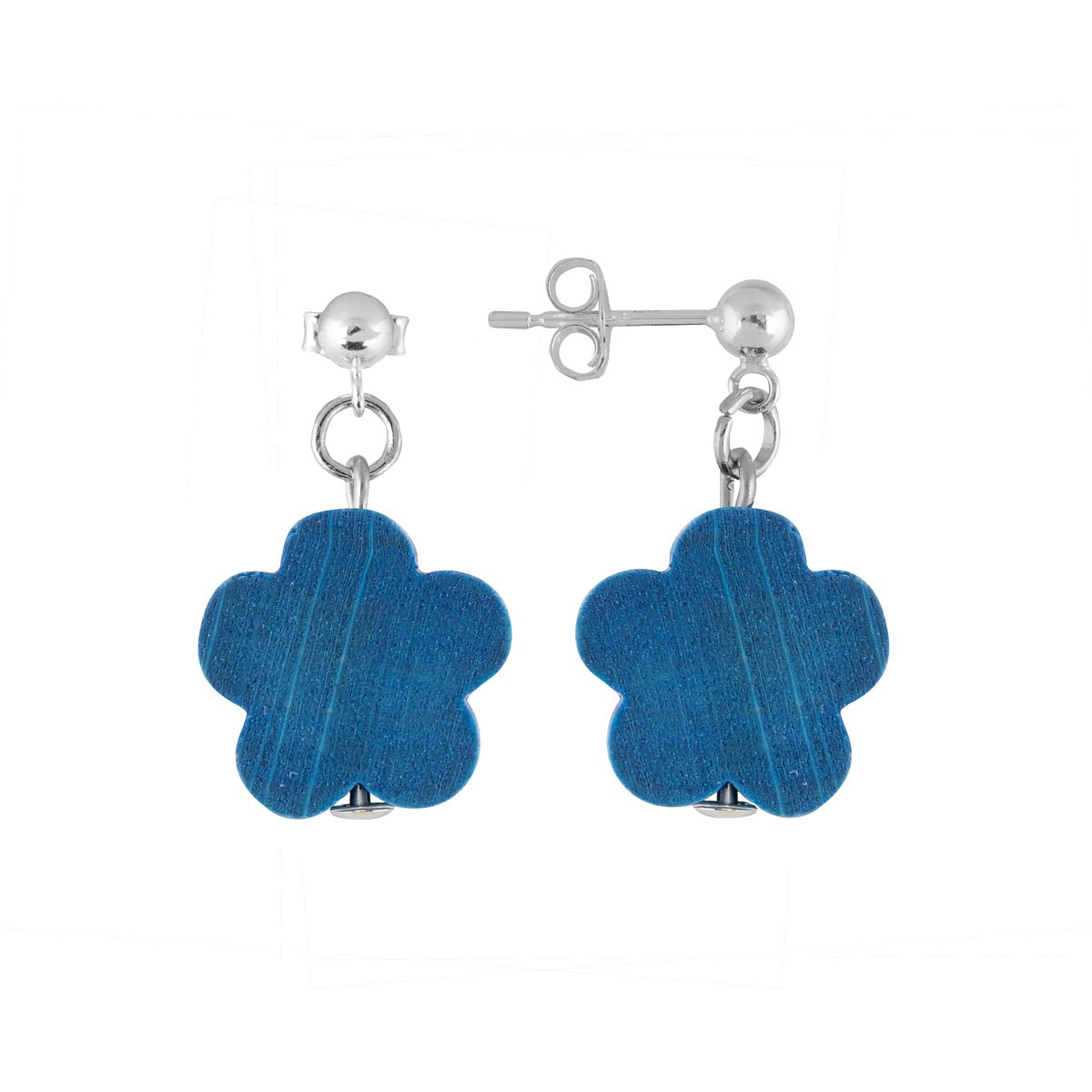 Puistolemmikki earrings, blue