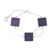 Adele bracelet, dark purple