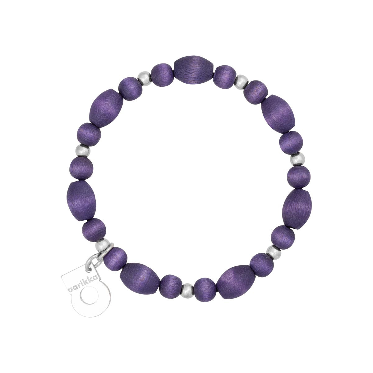 Vanessa bracelet, dark purple