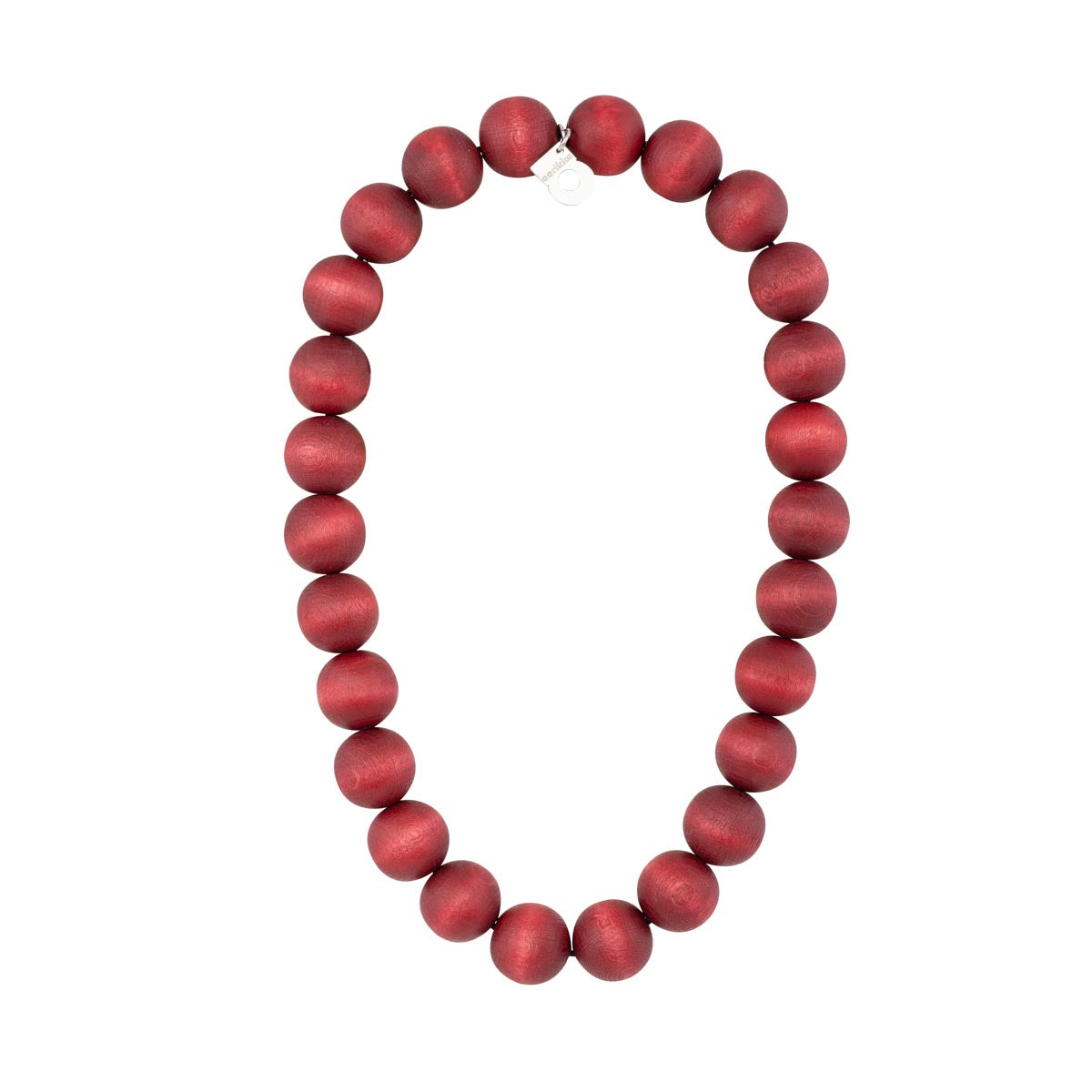 Suomi necklace, wine red