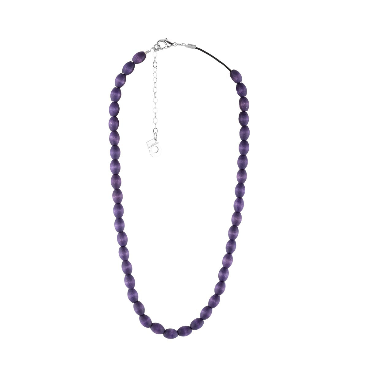 Vanessa necklace, dark purple